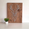 Fadenbild DIY-Set "Geometrischer Hirsch"