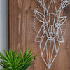 Fadenbild DIY-Set "Geometrischer Hirsch"