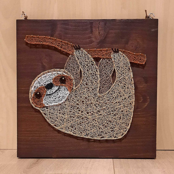 Fadenbild DIY-Set "Faultier"
