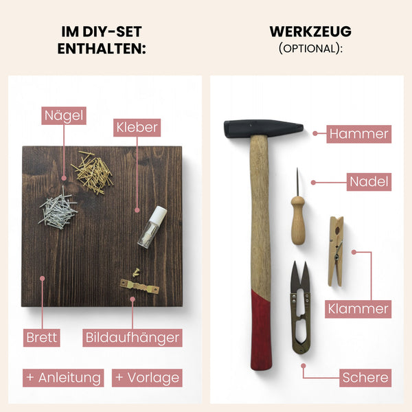 Fadenbild DIY-Set "Einhorn"