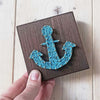 Fadenbild DIY-Set-Mini "Anker"