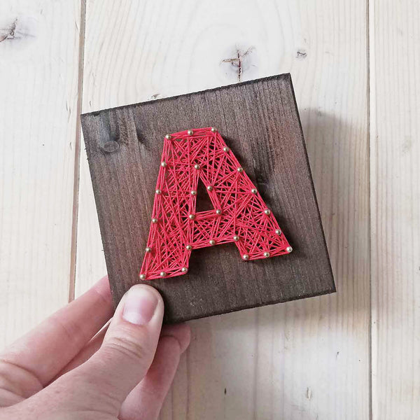Fadenbild DIY-Set-Mini "Buchstabe"