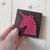 Fadenbild DIY-Set-Mini "Einhorn"