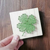 Fadenbild DIY-Set-Mini "Kleeblatt"