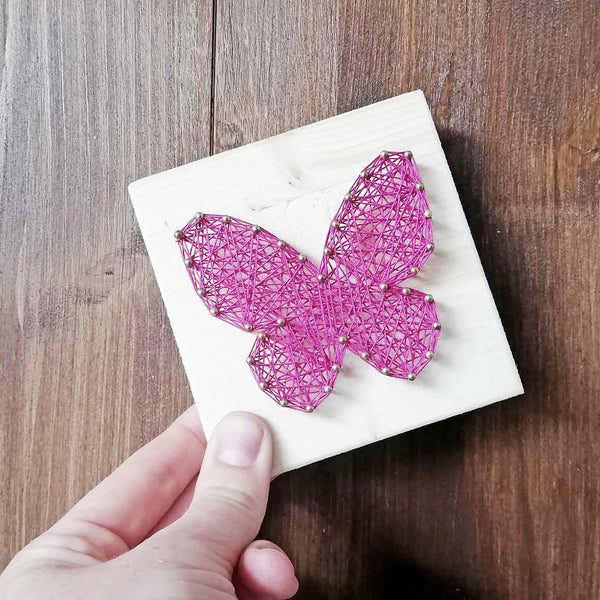 Fadenbild DIY-Set-Mini "Schmetterling"