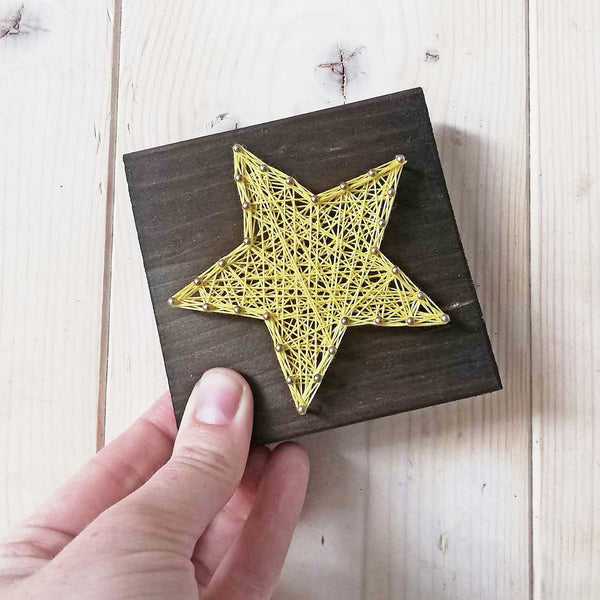 Fadenbild DIY-Set-Mini "Stern"