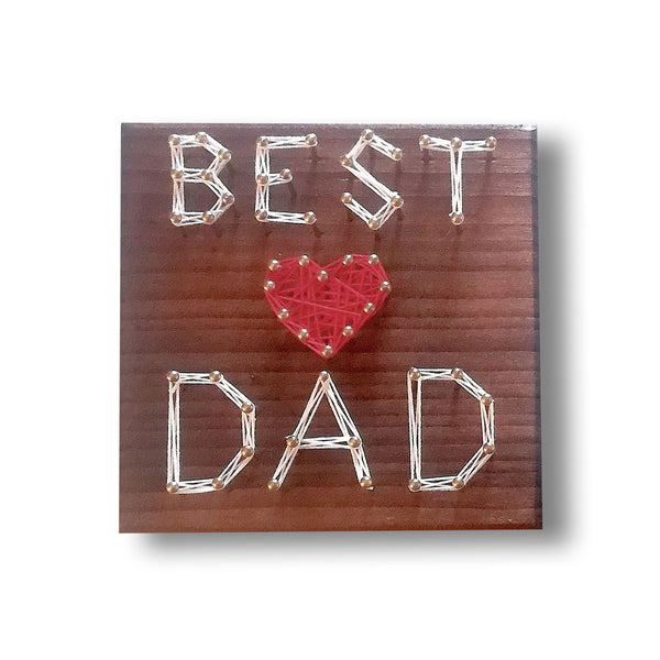 Fadenbild DIY-Set-Mini "Best Dad"