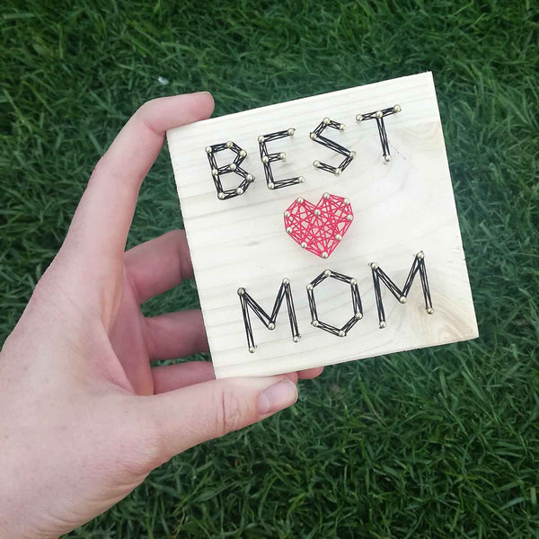 Fadenbild DIY-Set-Mini "Best Mom"