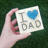 Fadenbild DIY-Set-Mini "I Love Dad"