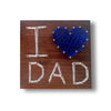 Fadenbild DIY-Set-Mini "I Love Dad"