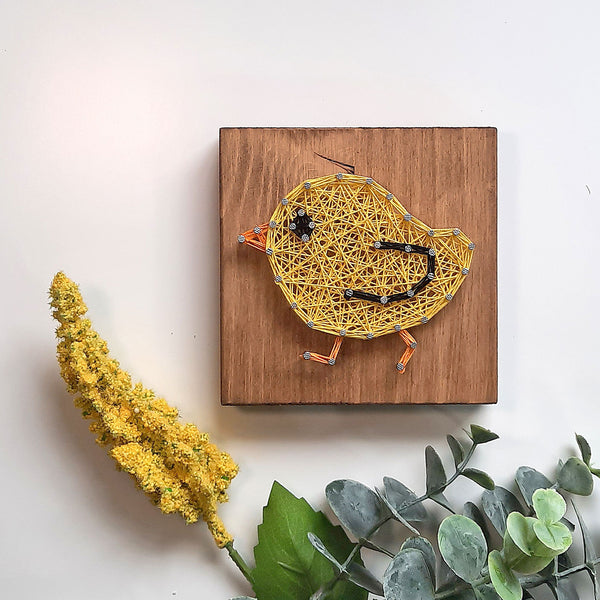 Fadenbild DIY-Set-Mini "Küken"