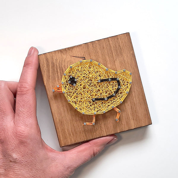 Fadenbild DIY-Set-Mini "Küken"