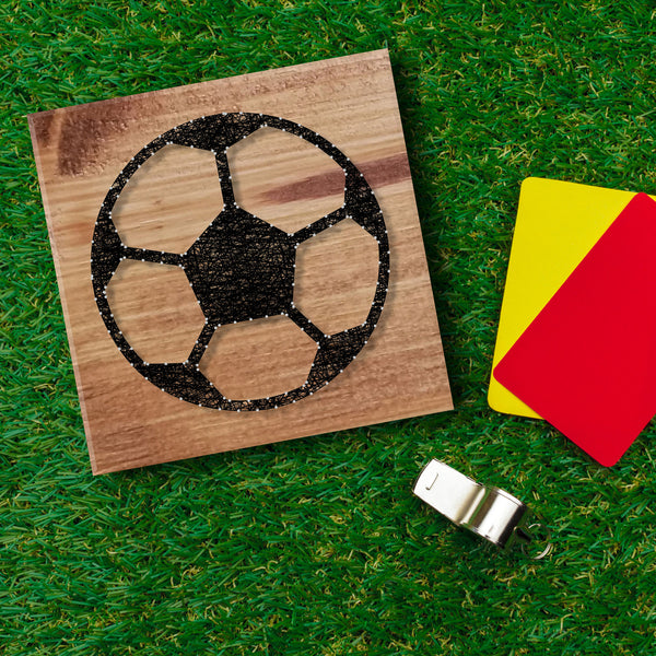 Fadenbild DIY-Set "Fußball"