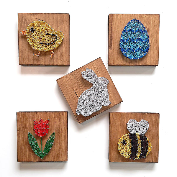 Fadenbild DIY-Miniset "Ostern"