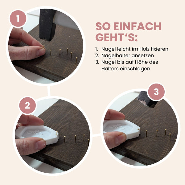 Nagelhilfe mit Magnet Detailansicht