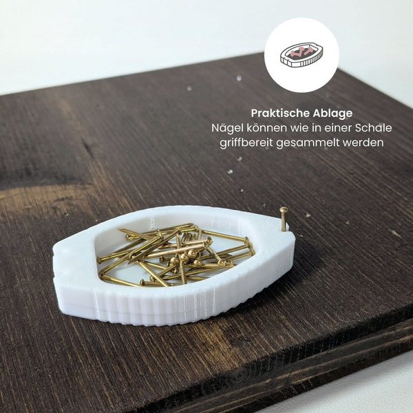 Nagelhilfe mit Magnet Detailansicht