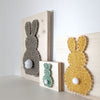 Fadenbild "Hase mit Puschelschwanz"