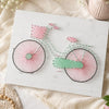 Fadenbild - Fadenbild DIY-Set "Fahrrad"