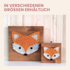 Fadenbild DIY-Set Fuchs in zwei verschiedenen Größen