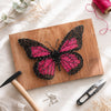 Fadenbild - Fadenbild DIY-Set "Schmetterling"