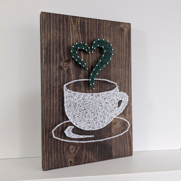 Fadenbild - Fadenbild DIY - Set "Tasse"