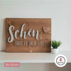 Fadenbild - Fadenbild Vorlage „Schön, dass es dich gibt“ (digital, PDF)