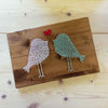Fadenbild DIY-Set "Zwei Vögel"