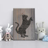 Fadenbild DIY-Set "Spielende Katze"