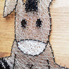 Fadenbild DIY-Set "Esel"