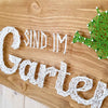 Fadenbild DIY-Set "Sind im Garten"