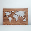 Fadenbild DIY-Set "Weltkarte (einfach)"