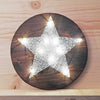 Fadenbild DIY-Set "LED-Stern"