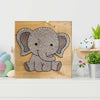 Fadenbild "Elefant"