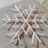 Fadenbild DIY-Set "LED-Schneeflocke"