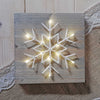 Fadenbild DIY-Set "LED-Schneeflocke"