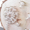 Fadenbild DIY-Set "Pusteblume auf Baumscheibe"