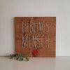 Fadenbild DIY-Set "Lieblingsmensch"