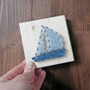 Fadenbild DIY-Set-Mini "Boot"