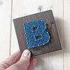 Fadenbild DIY-Set-Mini "Buchstabe"