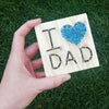 Fadenbild DIY-Set-Mini "I Love Dad"