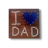 Fadenbild DIY-Set-Mini "I Love Dad"
